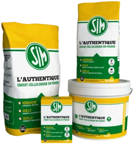 SIM L'Authentique – Enduit de rebouchage intérieur en poudre