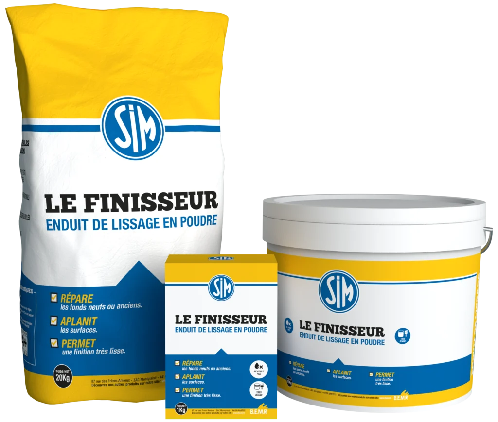 SIM Le Finisseur – Enduit de finition et de lissage intérieur en poudre
