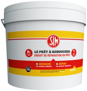 SIM Le Prêt à reboucher – seau 10 kg